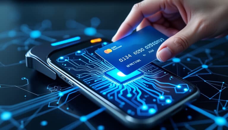 Interconnexion entre la puce NFC et le fonctionnement du paiement sans contact permise par les avancées en Android