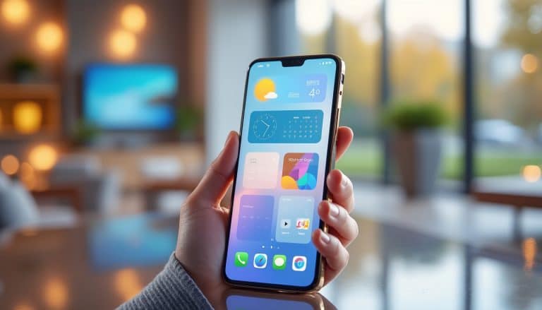 Relation entre le système de widgets et l&rsquo;accès rapide aux informations de l&rsquo;écran d&rsquo;accueil via les fonctionnalités propres à Android